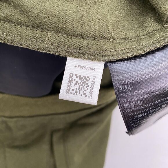 Y-3 Yohji Yamamoto Pants Mens Large Green Wool Snap Button Joggers FW57944 - Picture 12 of 12